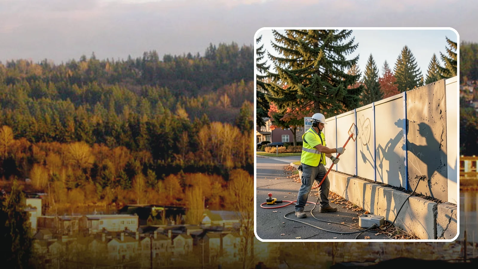 Graffiti Abatement in Kenmore, King County, WA - Program-based removal of graffiti from public infrastructure under a defined municipal response standard.