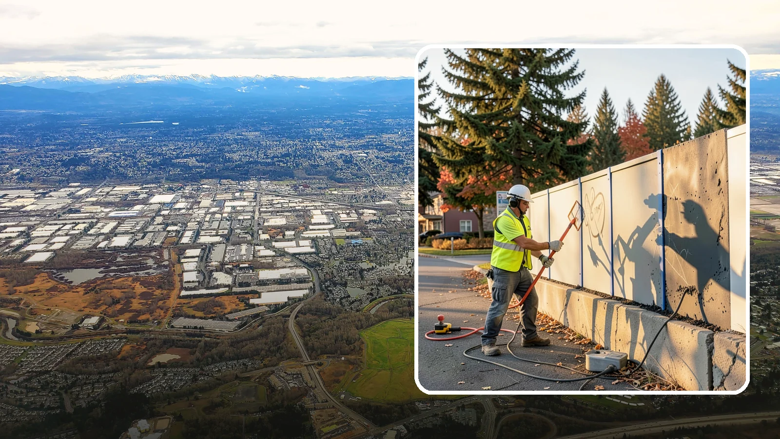 Graffiti Abatement in Kent, King County, WA - Program-based removal of graffiti from public infrastructure under a defined municipal response standard.