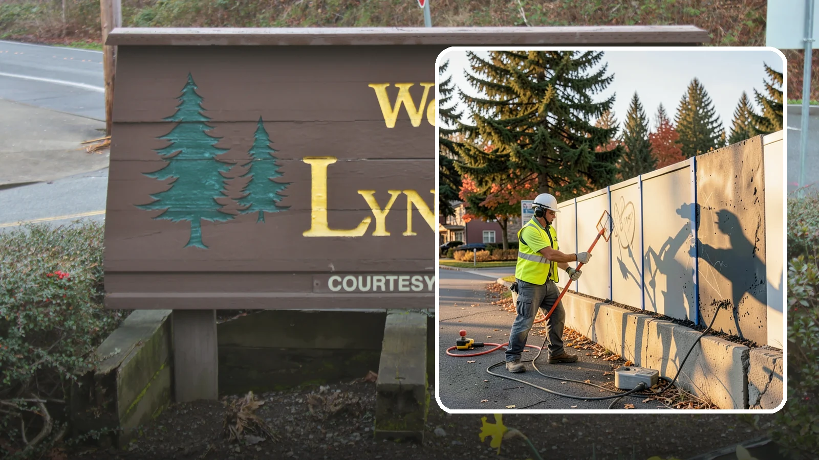 Graffiti Abatement in Lynnwood, Snohomish County, WA - Program-based removal of graffiti from public infrastructure under a defined municipal response standard.
