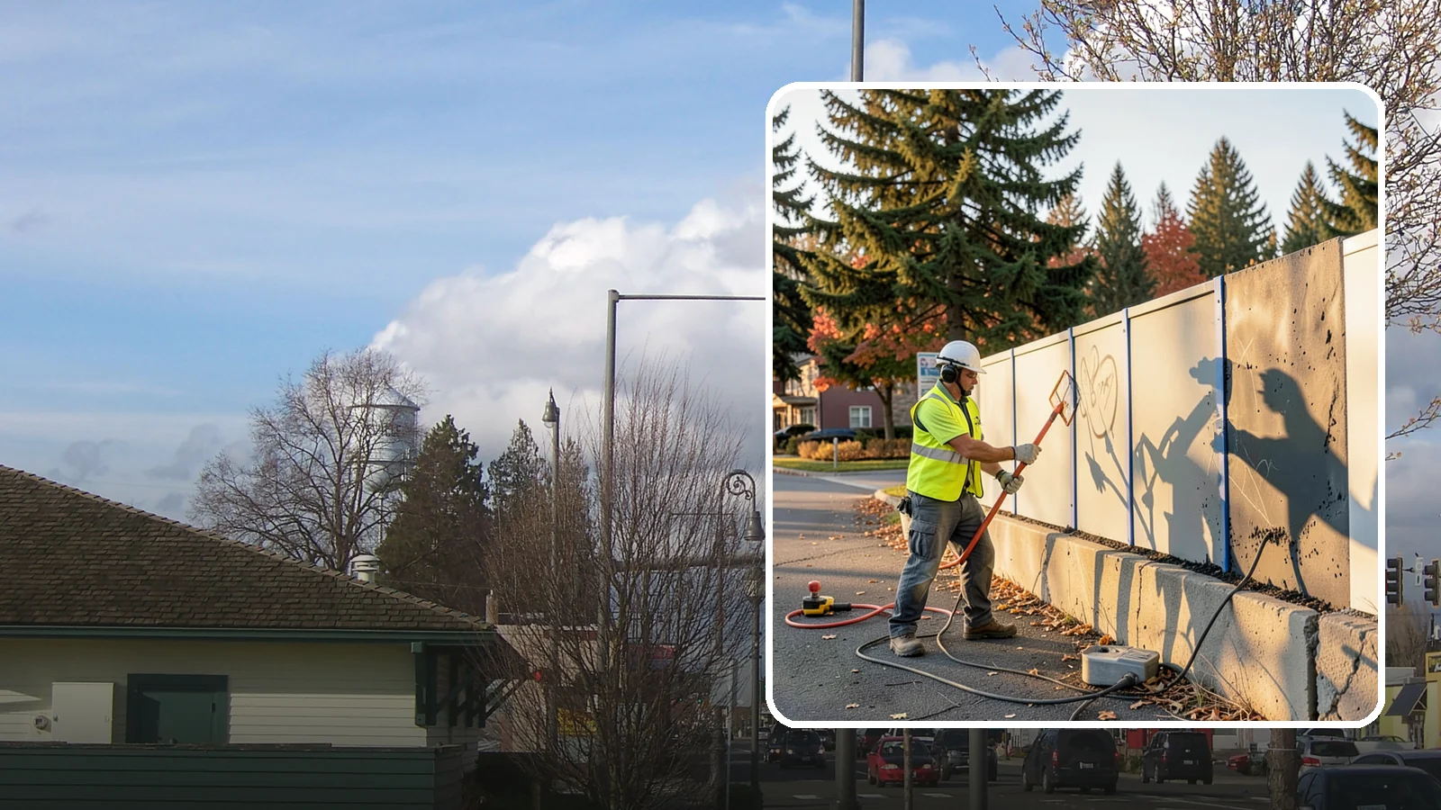 Graffiti Abatement in Marysville, Snohomish County, WA - Program-based removal of graffiti from public infrastructure under a defined municipal response standard.