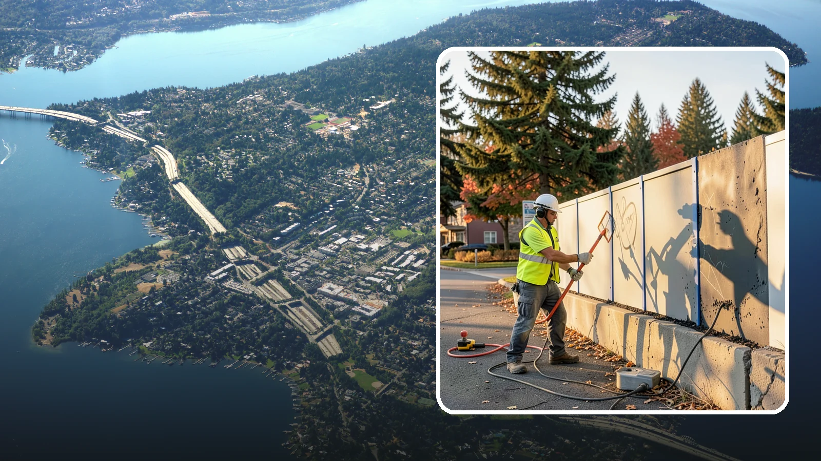 Graffiti Abatement in Mercer Island, King County, WA - Program-based removal of graffiti from public infrastructure under a defined municipal response standard.