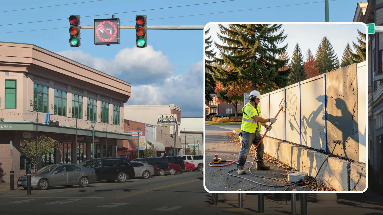 Graffiti Abatement in Monroe, Snohomish County, WA - Program-based removal of graffiti from public infrastructure under a defined municipal response standard.