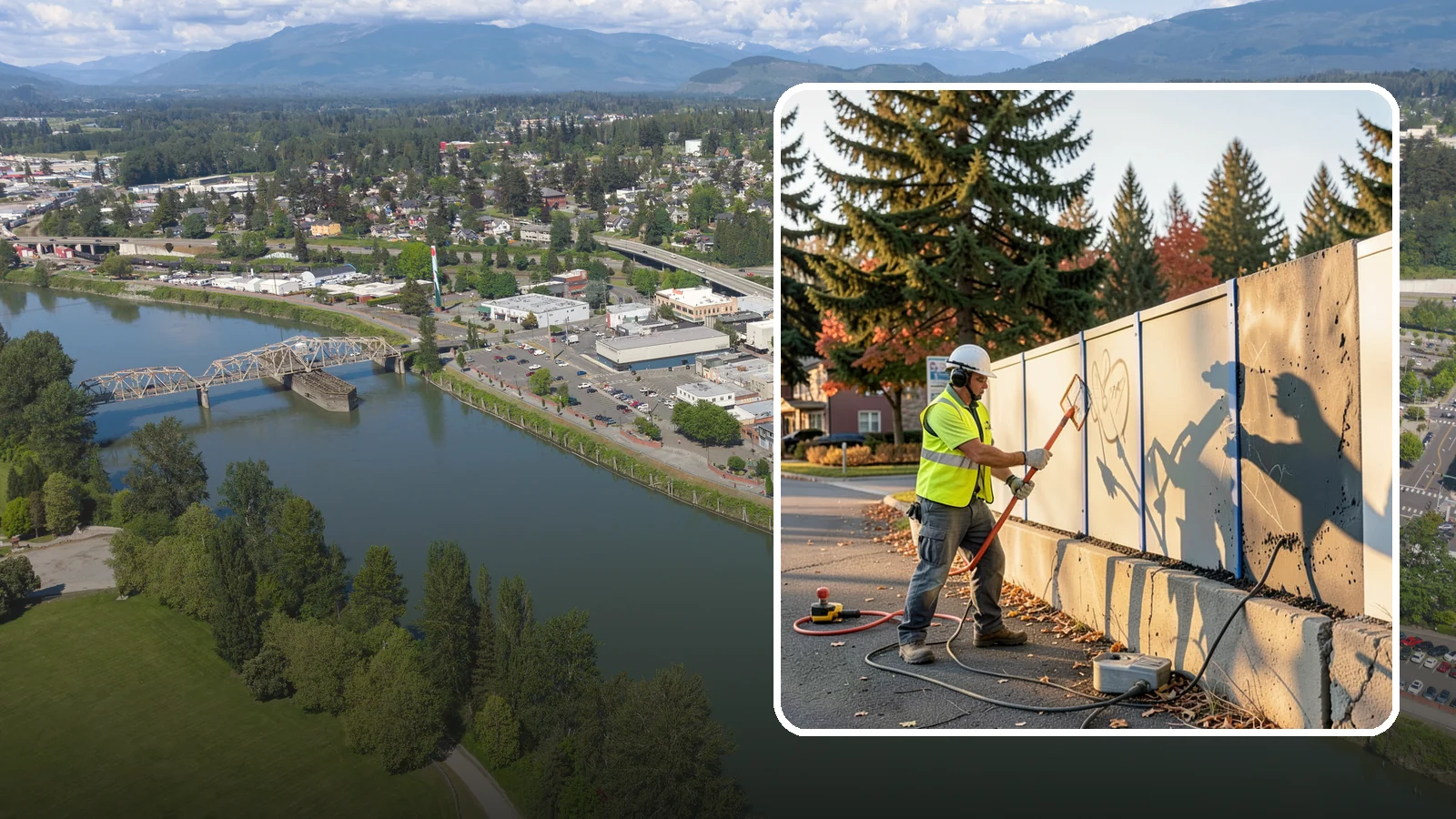 Graffiti Abatement in Mount Vernon, Skagit County, WA - Program-based removal of graffiti from public infrastructure under a defined municipal response standard.