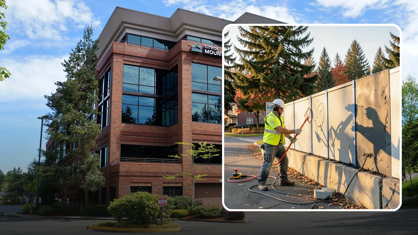 Graffiti Abatement in Mountlake Terrace, Snohomish County, WA - Program-based removal of graffiti from public infrastructure under a defined municipal response standard.