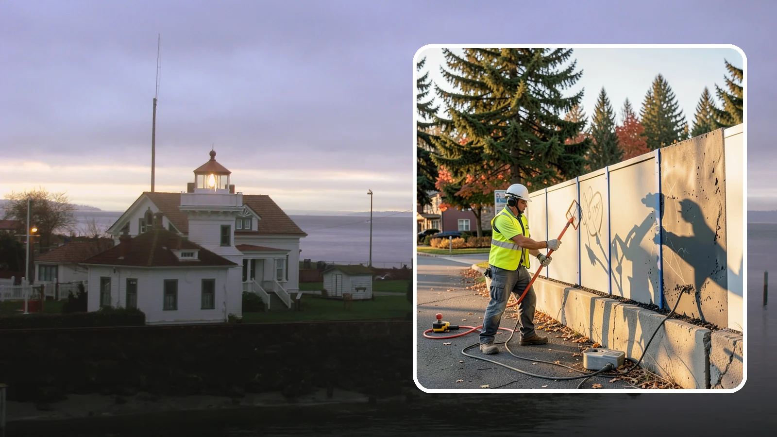 Graffiti Abatement in Mukilteo, Snohomish County, WA - Program-based removal of graffiti from public infrastructure under a defined municipal response standard.