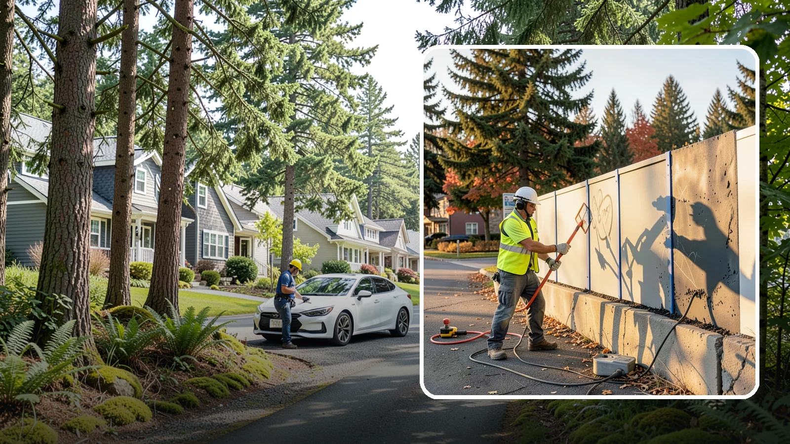 Graffiti Abatement in Normandy Park, King County, WA - Program-based removal of graffiti from public infrastructure under a defined municipal response standard.