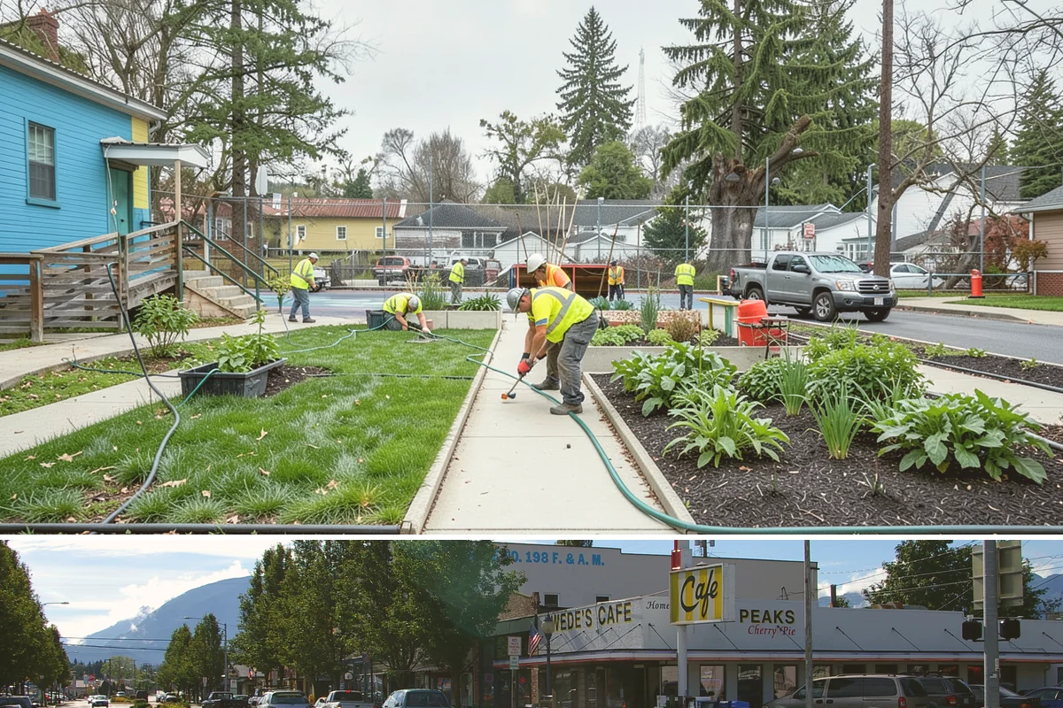 Graffiti Abatement in North Bend, King County, WA - Abatement runs year-round, though cure times for coatings and repaint are scheduled around Western Washington's wet-season...