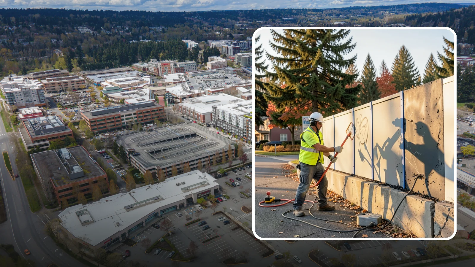 Graffiti Abatement in Redmond, King County, WA - Program-based removal of graffiti from public infrastructure under a defined municipal response standard.