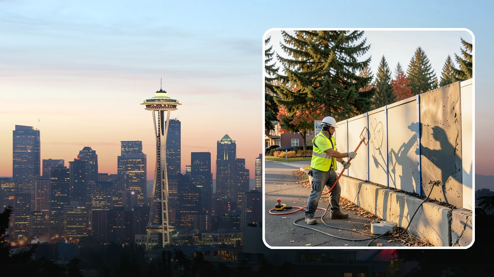 Graffiti Abatement in Seattle, King County, WA - Program-based removal of graffiti from public infrastructure under a defined municipal response standard.