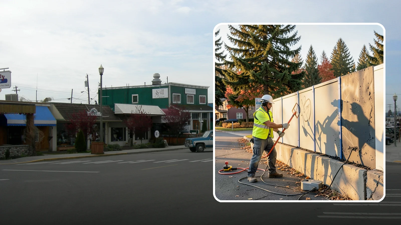 Graffiti Abatement in Stanwood, Snohomish County, WA - Program-based removal of graffiti from public infrastructure under a defined municipal response standard.