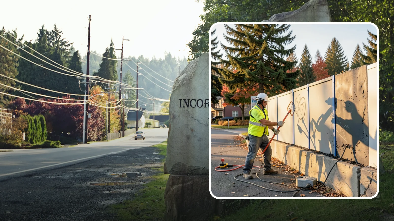 Graffiti Abatement in Wilkeson, Pierce County, WA - Program-based removal of graffiti from public infrastructure under a defined municipal response standard.