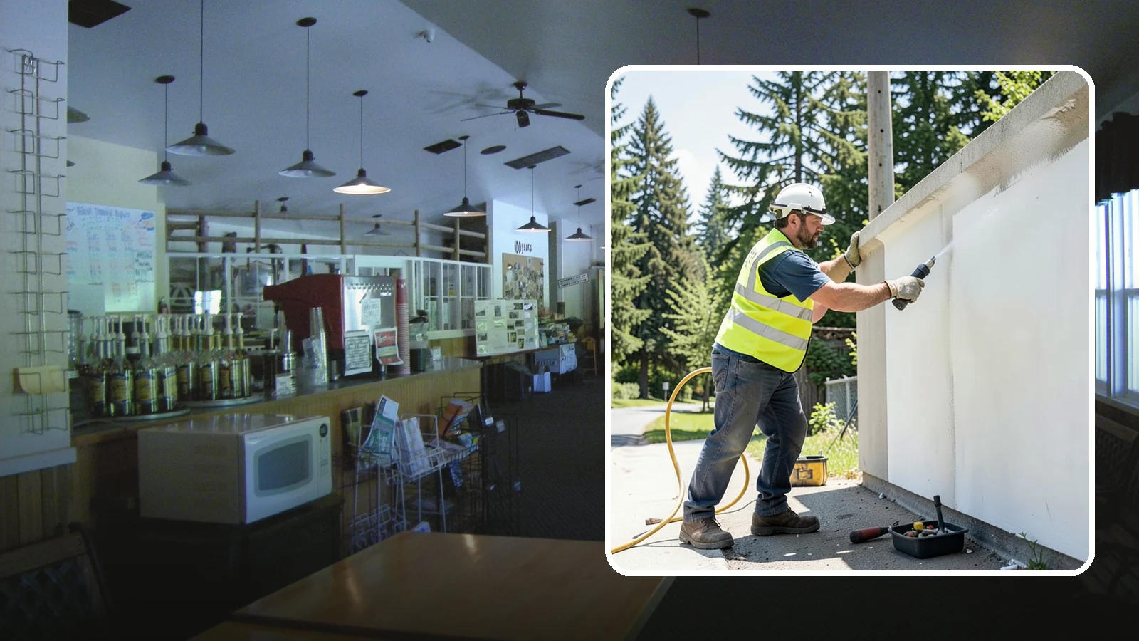 Graffiti Interior Removal in Black Diamond, King County, WA - Fast interior graffiti and marker removal keeps restrooms, stairwells, and corridors free of vandalism.