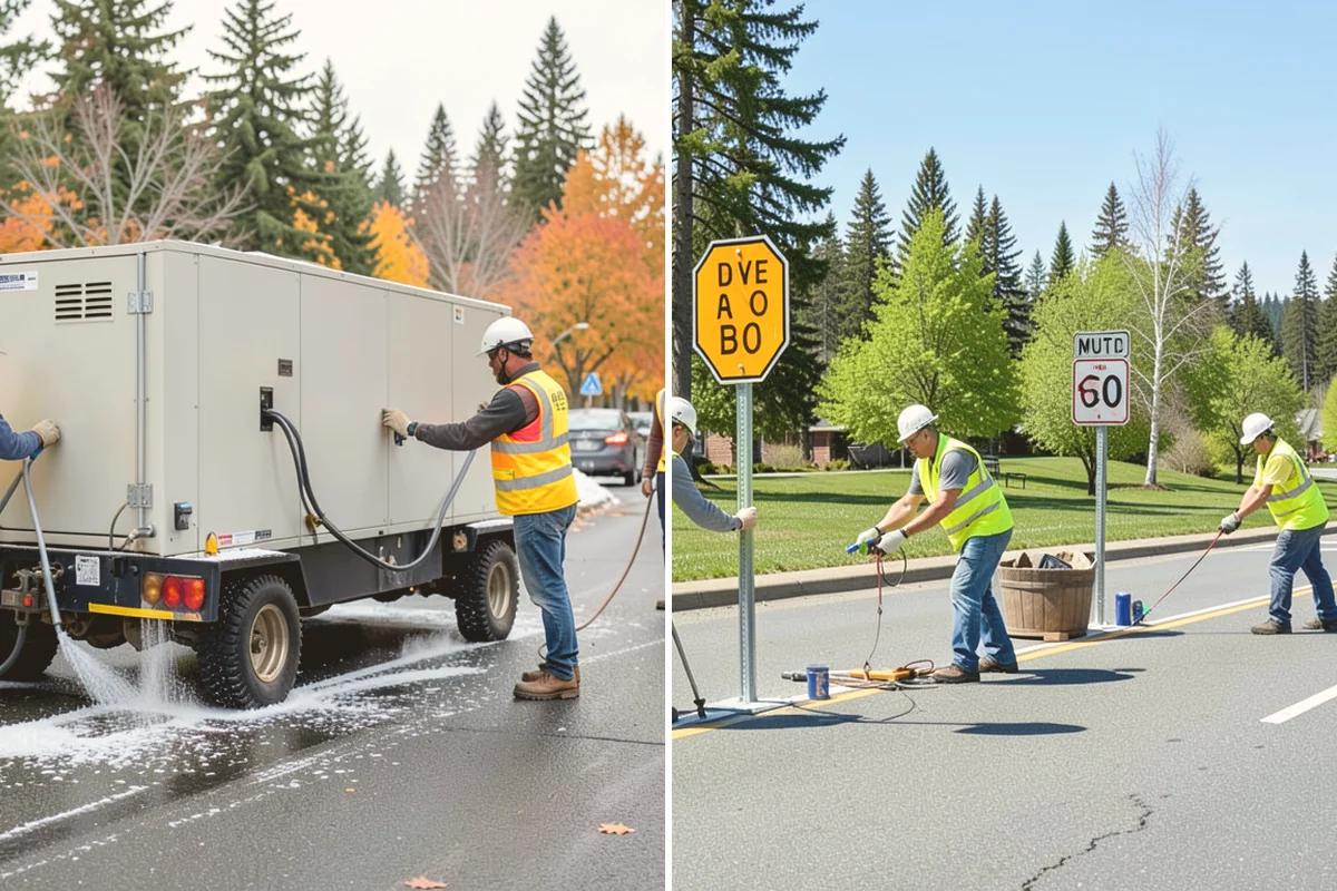 Graffiti Interior Removal in Fife, Pierce County, WA - Identify the marking medium and affected surface type