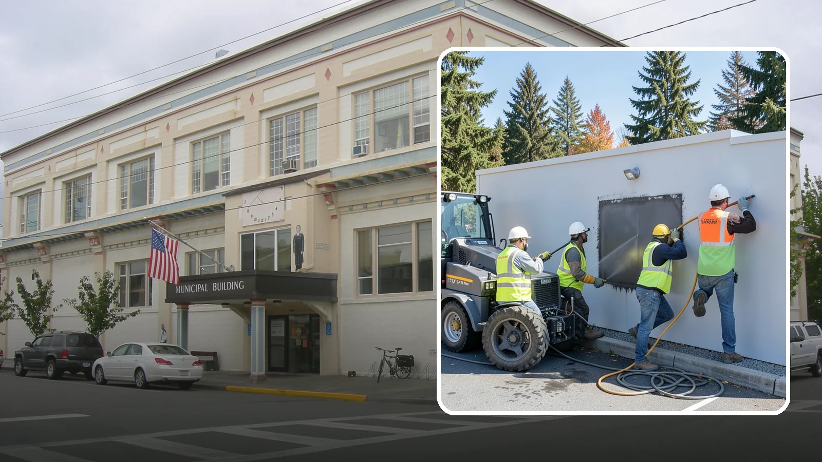 Graffiti Removal in Anacortes, Skagit County, WA - Rapid removal of graffiti from public surfaces to restore appearance and deter repeat vandalism.