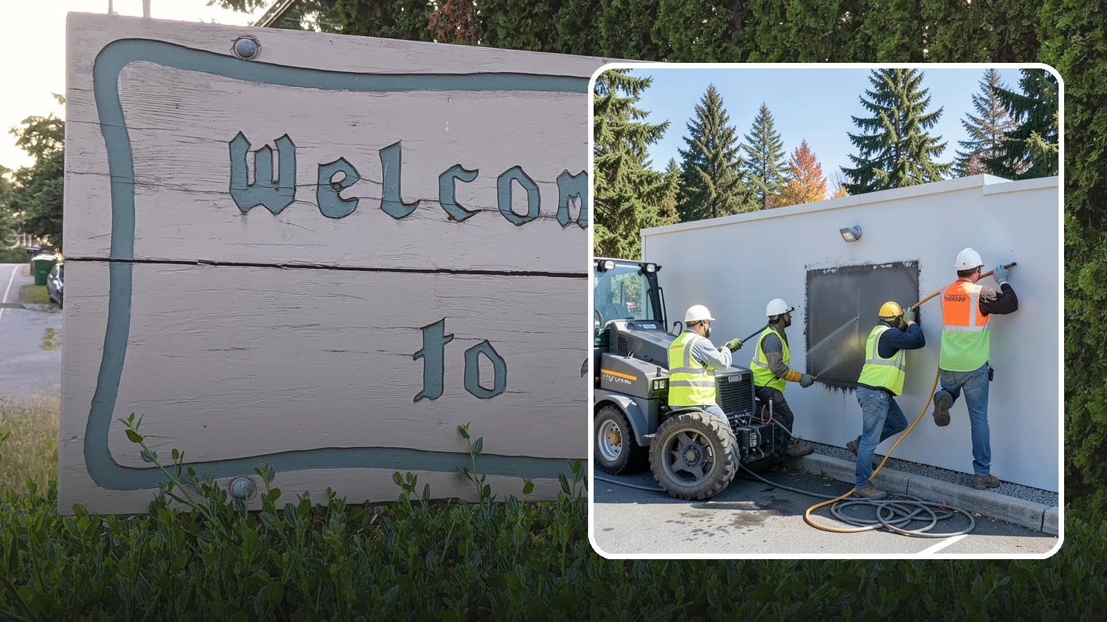 Graffiti Removal in Brier, Snohomish County, WA - Rapid removal of graffiti from public surfaces to restore appearance and deter repeat vandalism.