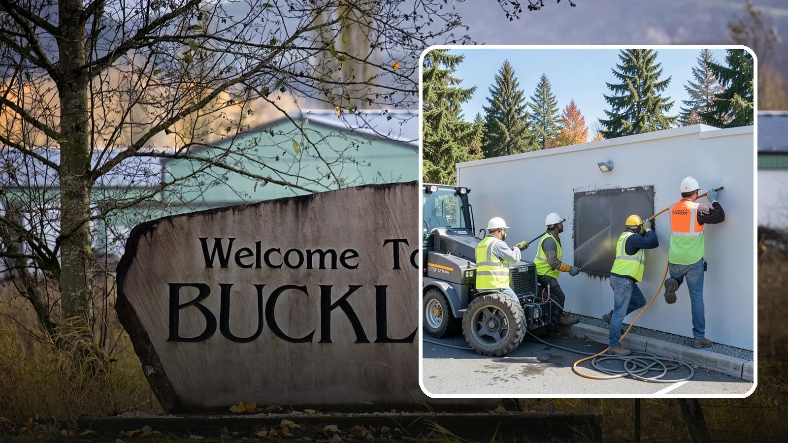 Graffiti Removal in Buckley, Pierce County, WA - Rapid removal of graffiti from public surfaces to restore appearance and deter repeat vandalism.