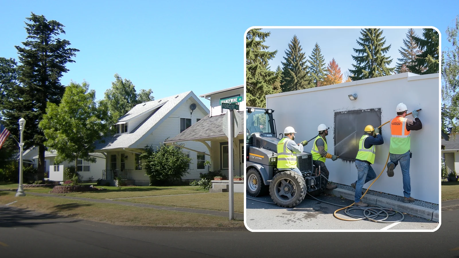 Graffiti Removal in DuPont, Pierce County, WA - Rapid removal of graffiti from public surfaces to restore appearance and deter repeat vandalism.