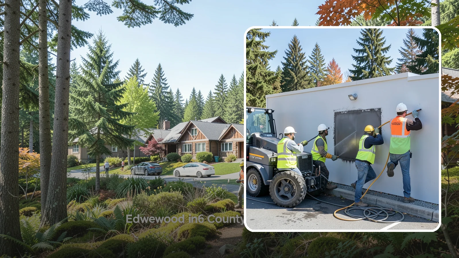 Graffiti Removal in Edgewood, Pierce County, WA - Rapid removal of graffiti from public surfaces to restore appearance and deter repeat vandalism.