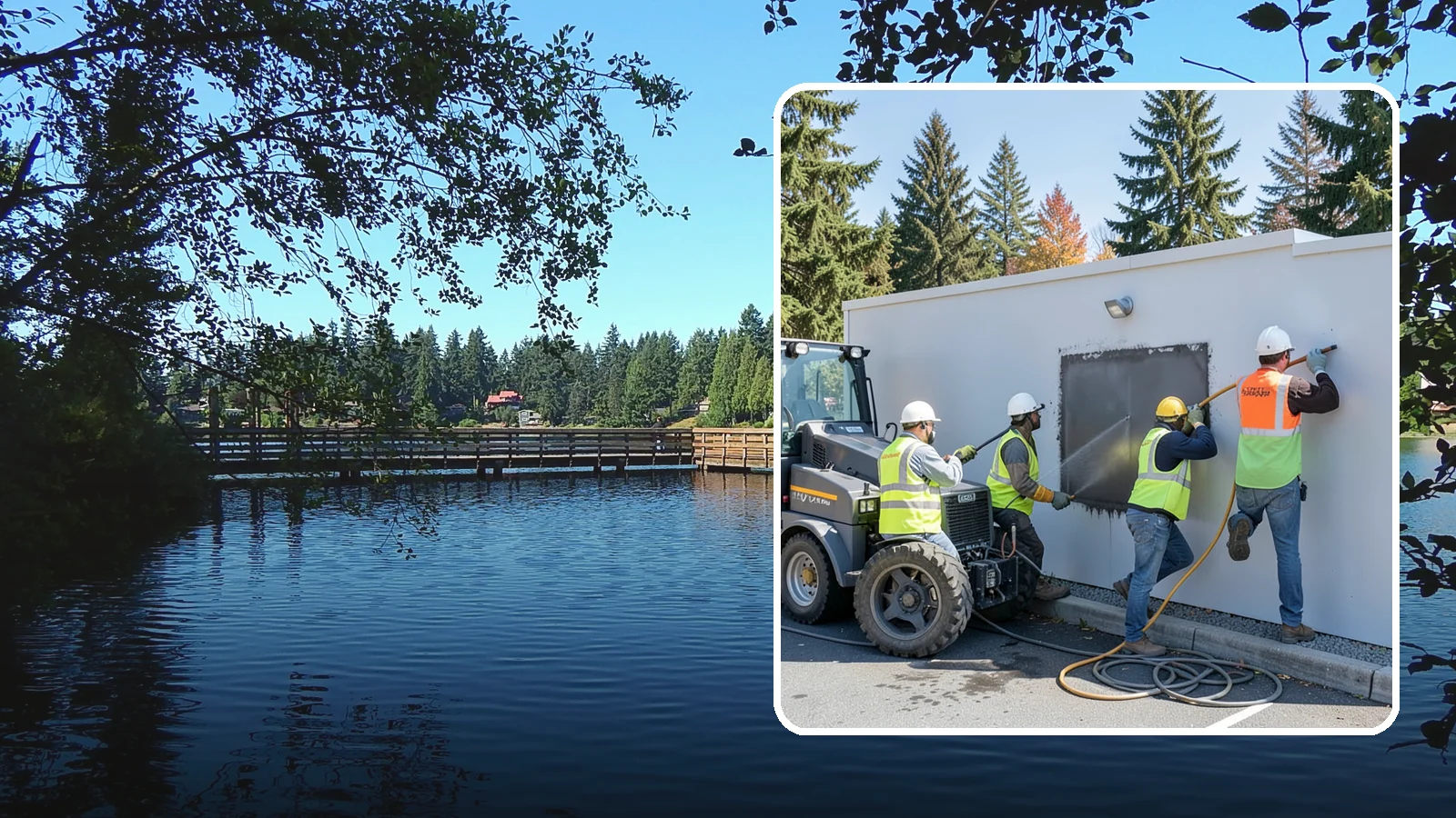 Graffiti Removal in Federal Way, King County, WA - Rapid removal of graffiti from public surfaces to restore appearance and deter repeat vandalism.