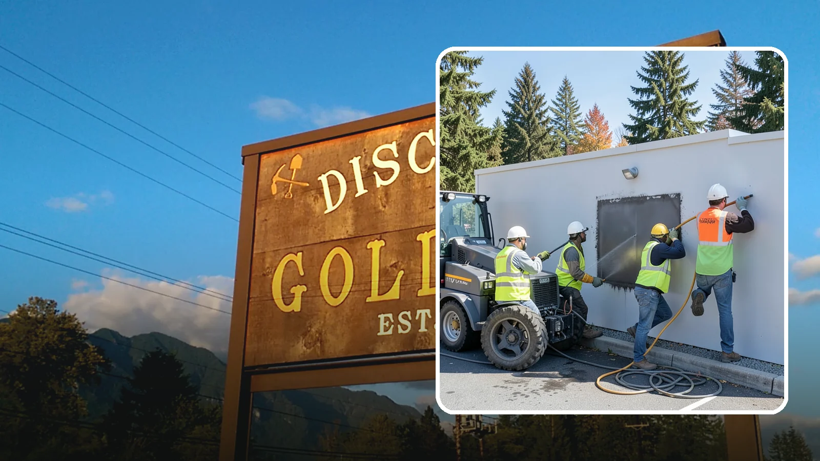 Graffiti Removal in Gold Bar, Snohomish County, WA - Rapid removal of graffiti from public surfaces to restore appearance and deter repeat vandalism.