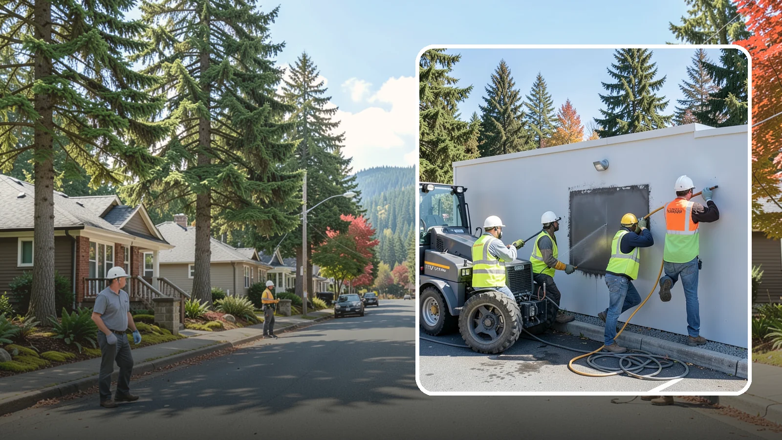Graffiti Removal in Hunts Point, King County, WA - Rapid removal of graffiti from public surfaces to restore appearance and deter repeat vandalism.