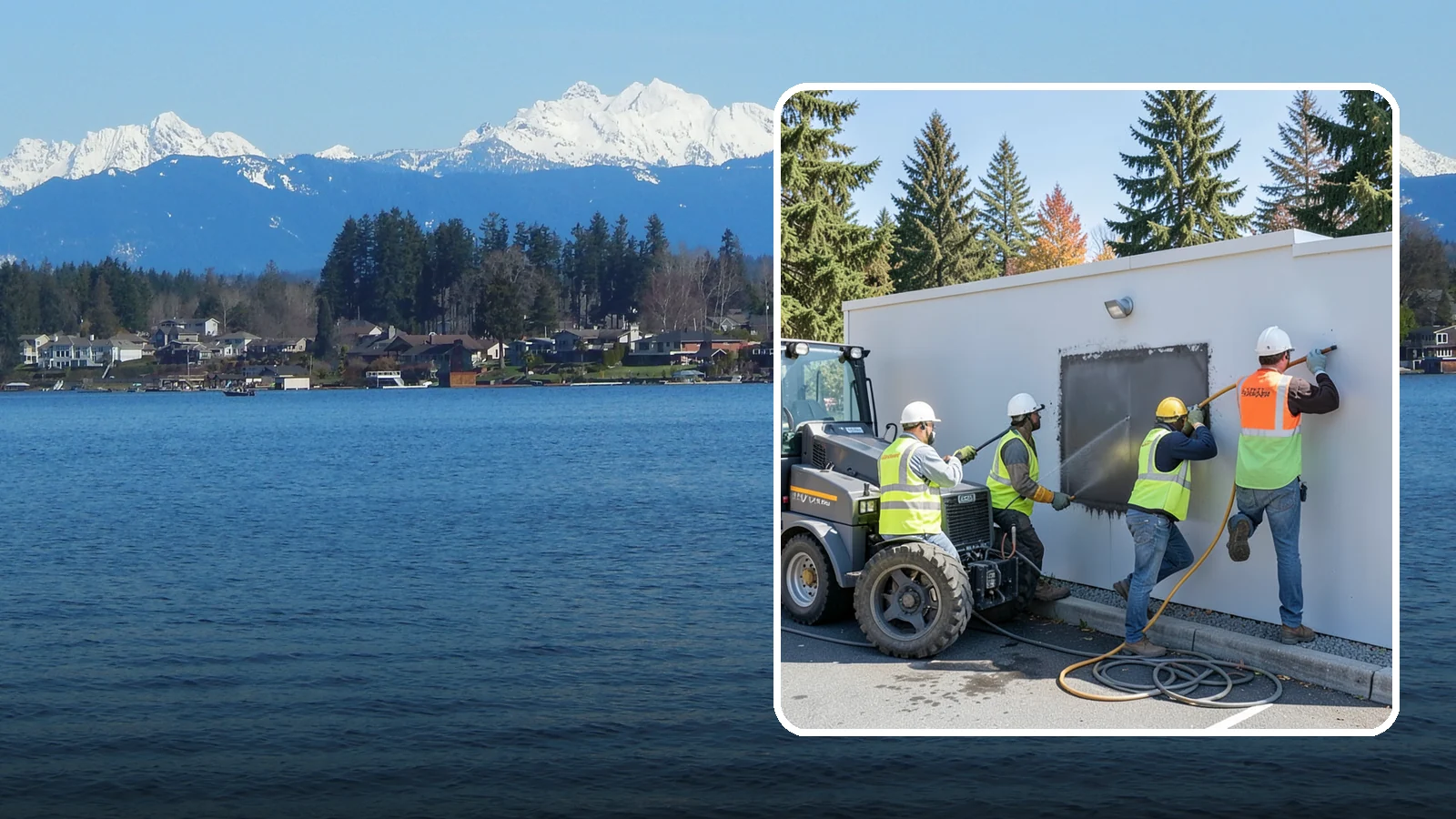 Graffiti Removal in Lake Stevens, Snohomish County, WA - Rapid removal of graffiti from public surfaces to restore appearance and deter repeat vandalism.