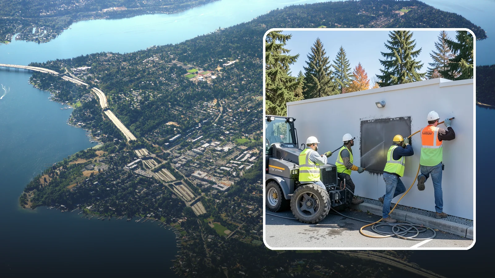 Graffiti Removal in Mercer Island, King County, WA - Rapid removal of graffiti from public surfaces to restore appearance and deter repeat vandalism.