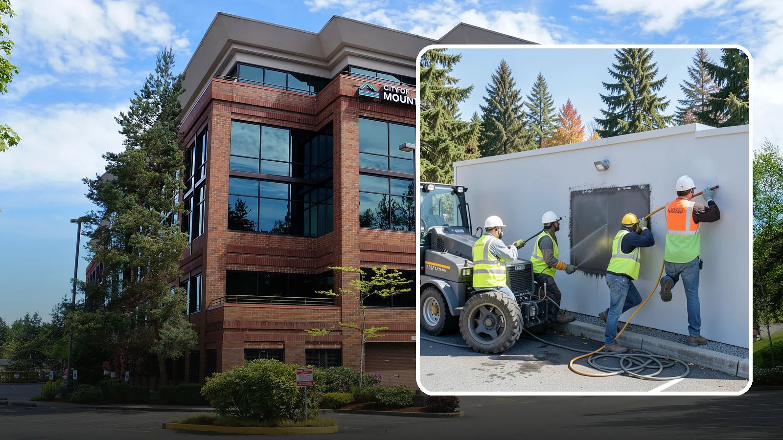 Graffiti Removal in Mountlake Terrace, Snohomish County, WA - Rapid removal of graffiti from public surfaces to restore appearance and deter repeat vandalism.