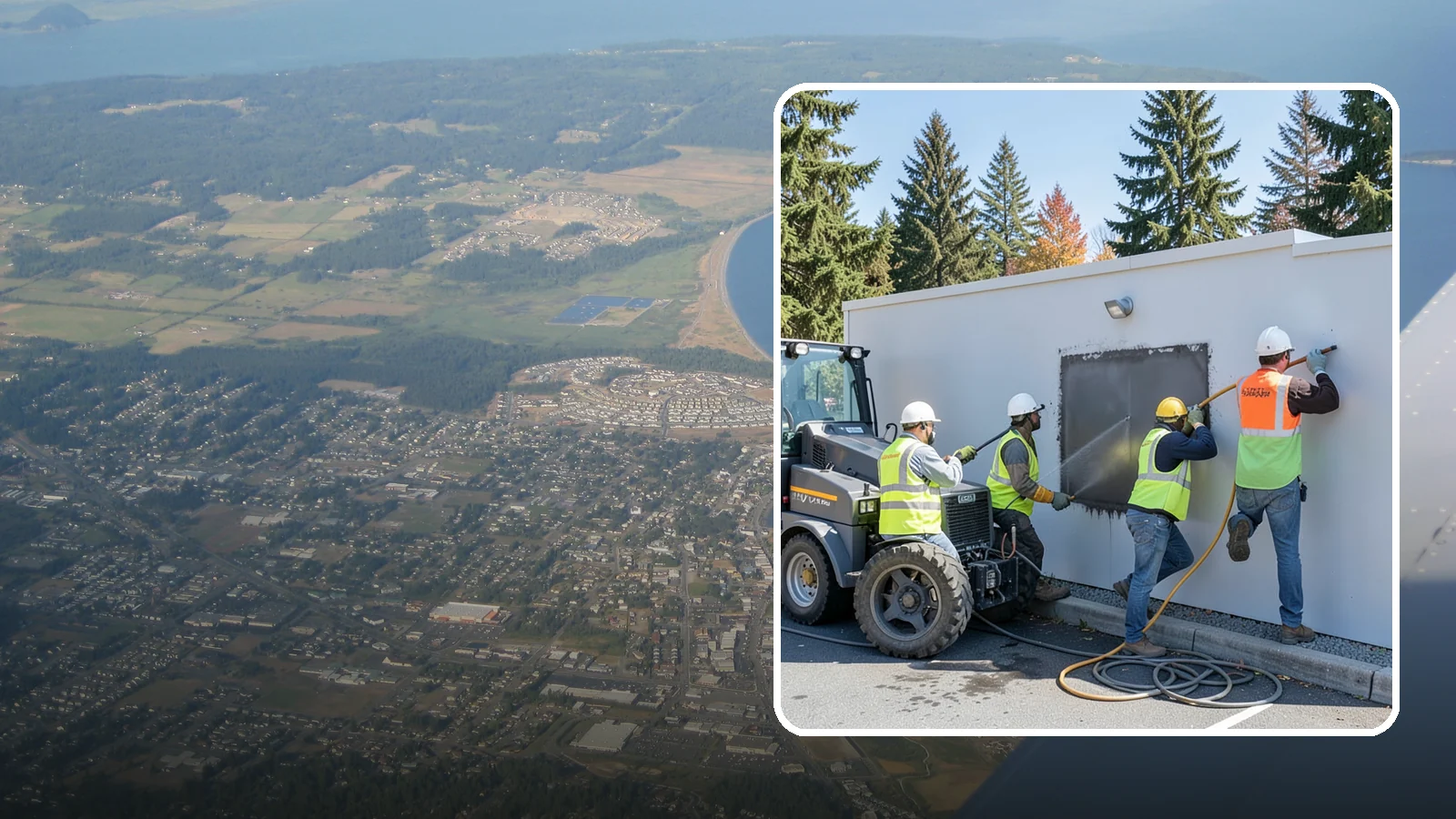 Graffiti Removal in Oak Harbor, Island County, WA - Rapid removal of graffiti from public surfaces to restore appearance and deter repeat vandalism.