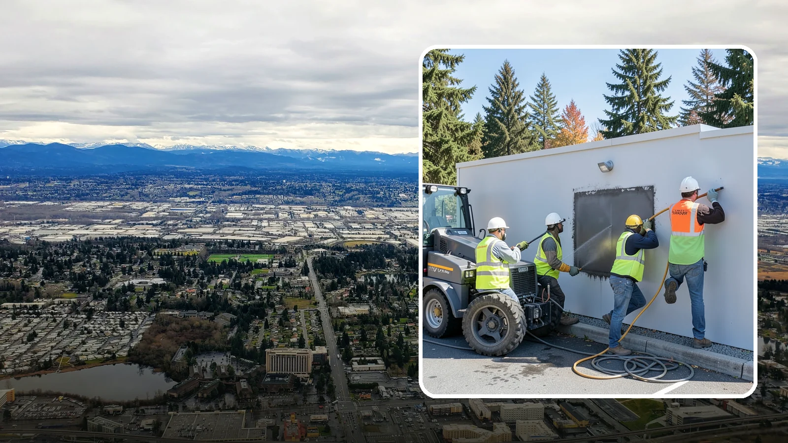 Graffiti Removal in SeaTac, King County, WA - Rapid removal of graffiti from public surfaces to restore appearance and deter repeat vandalism.