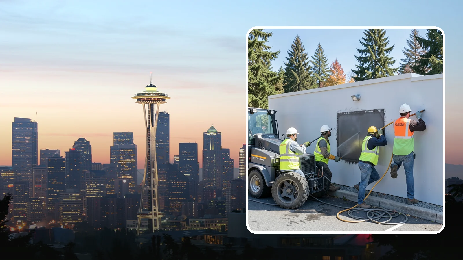 Graffiti Removal in Seattle, King County, WA - Rapid removal of graffiti from public surfaces to restore appearance and deter repeat vandalism.