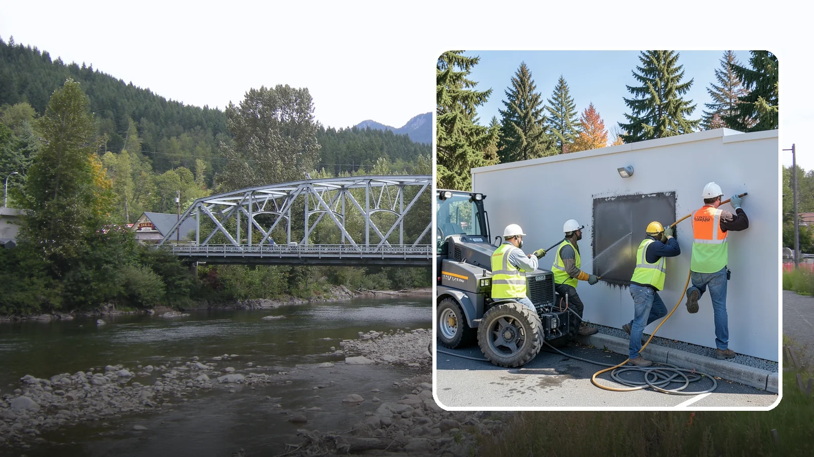 Graffiti Removal in Skykomish, King County, WA - Rapid removal of graffiti from public surfaces to restore appearance and deter repeat vandalism.