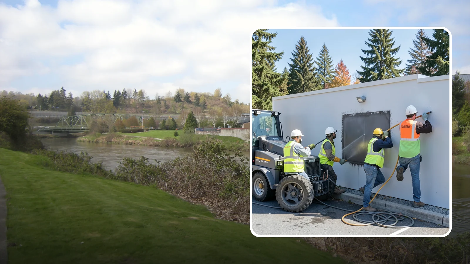 Graffiti Removal in Tukwila, King County, WA - Rapid removal of graffiti from public surfaces to restore appearance and deter repeat vandalism.