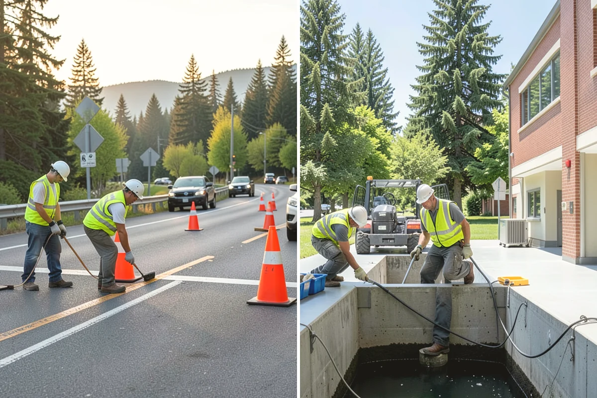 Gravel Road Grading in Anacortes, Skagit County, WA - Assess the surface, crown, and drainage condition