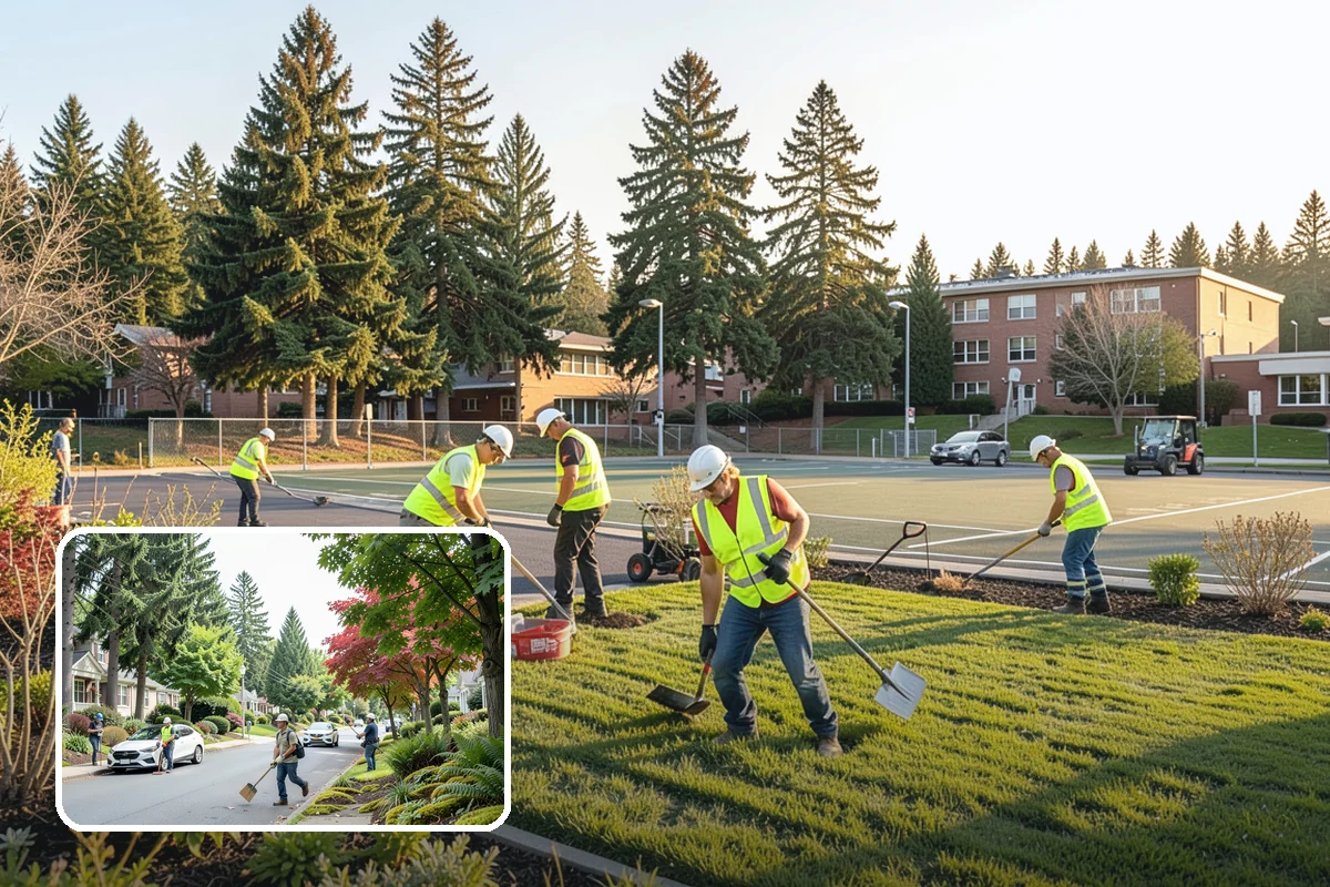 Gravel Road Grading in Beaux Arts Village, King County, WA - Restores crown to shed water and reduce ruts