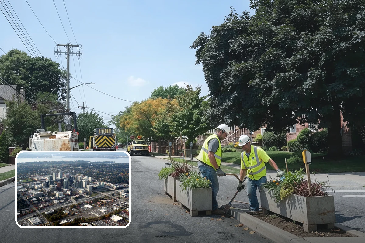 Gravel Road Grading in Bellevue, King County, WA - Restores crown to shed water and reduce ruts