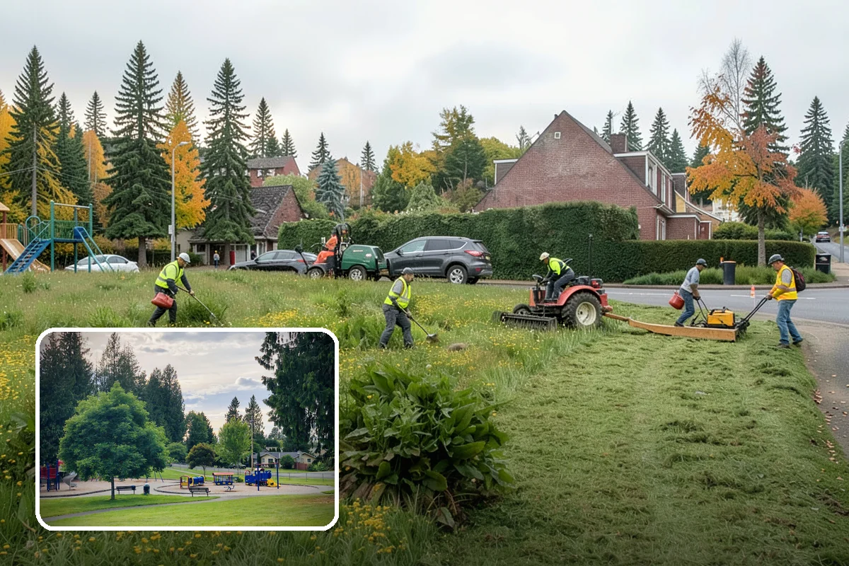 Gravel Road Grading in Bonney Lake, Pierce County, WA - Restores crown to shed water and reduce ruts