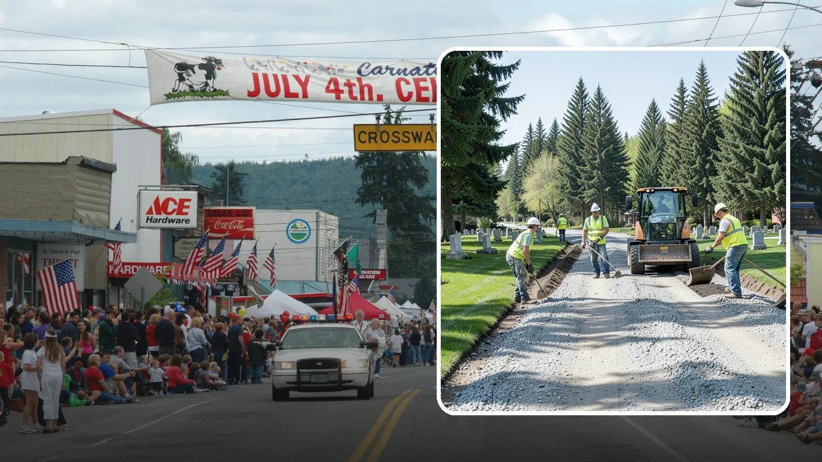 Gravel Road Grading in Carnation, King County, WA - Grading and reshaping of gravel roads, shoulders, and unpaved lots to restore surface and drainage.