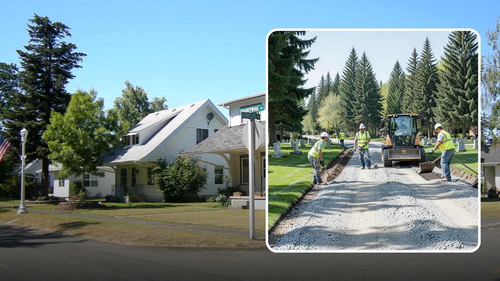 Gravel Road Grading in DuPont, Pierce County, WA - Grading and reshaping of gravel roads, shoulders, and unpaved lots to restore surface and drainage.
