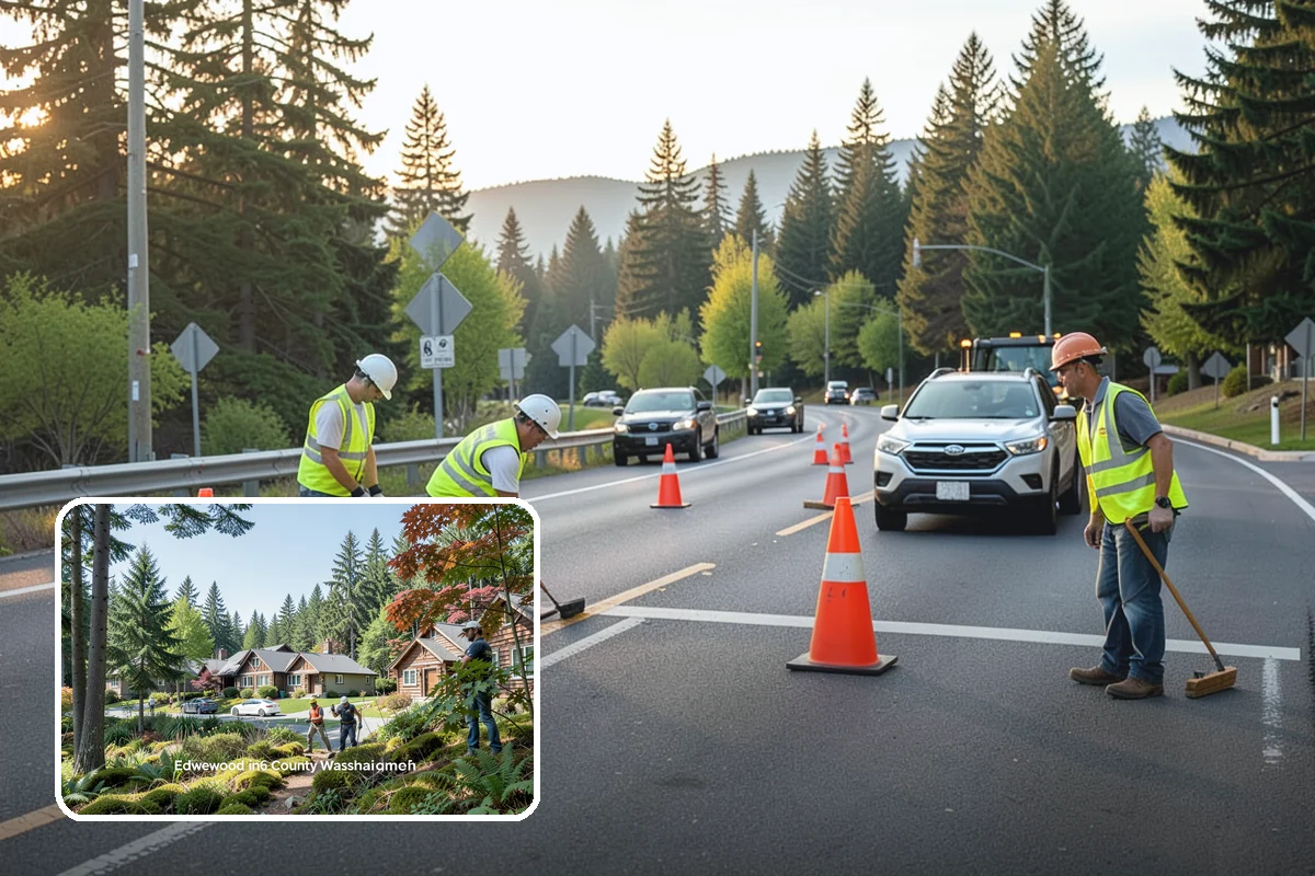 Gravel Road Grading in Edgewood, Pierce County, WA - Restores crown to shed water and reduce ruts