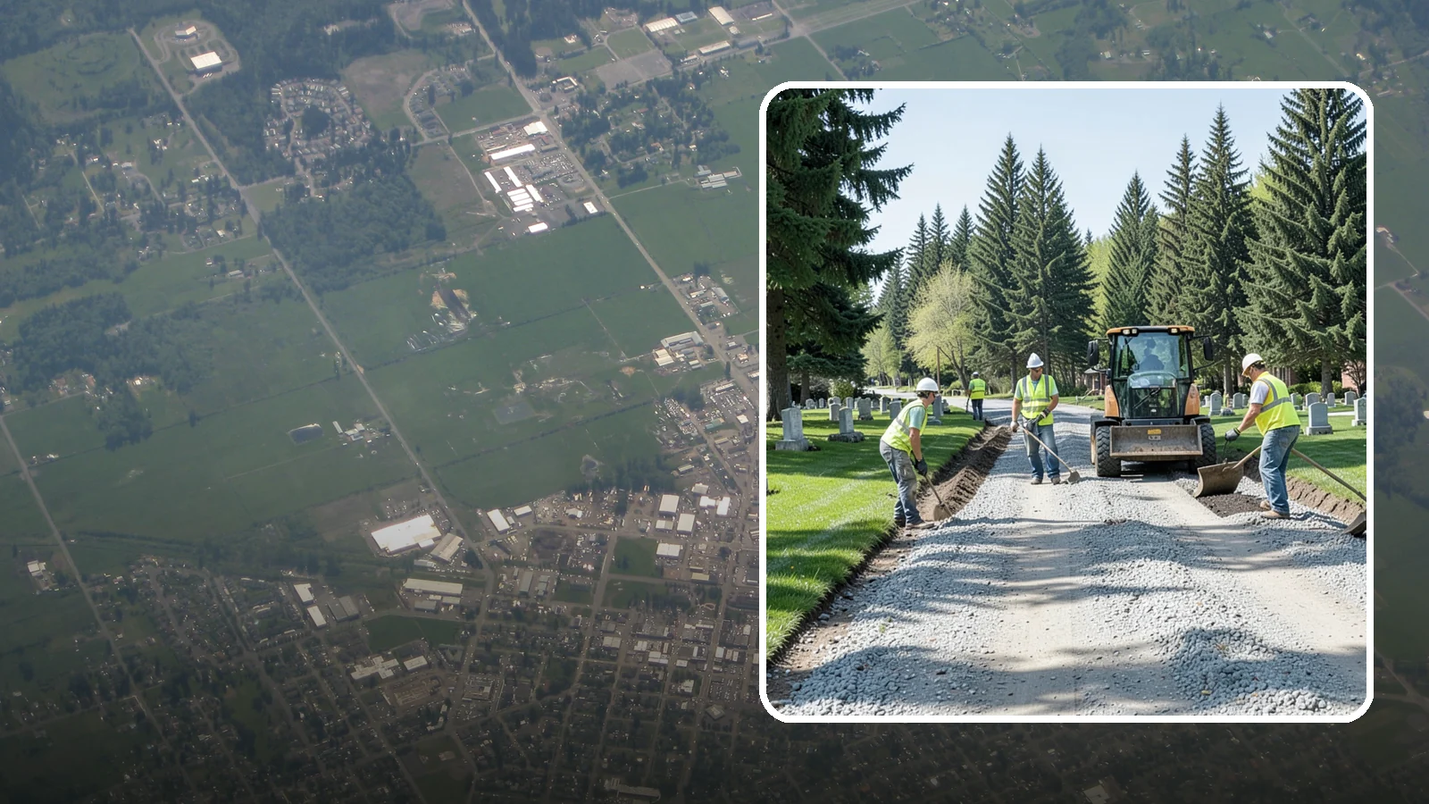 Gravel Road Grading in Enumclaw, King County, WA - Grading and reshaping of gravel roads, shoulders, and unpaved lots to restore surface and drainage.