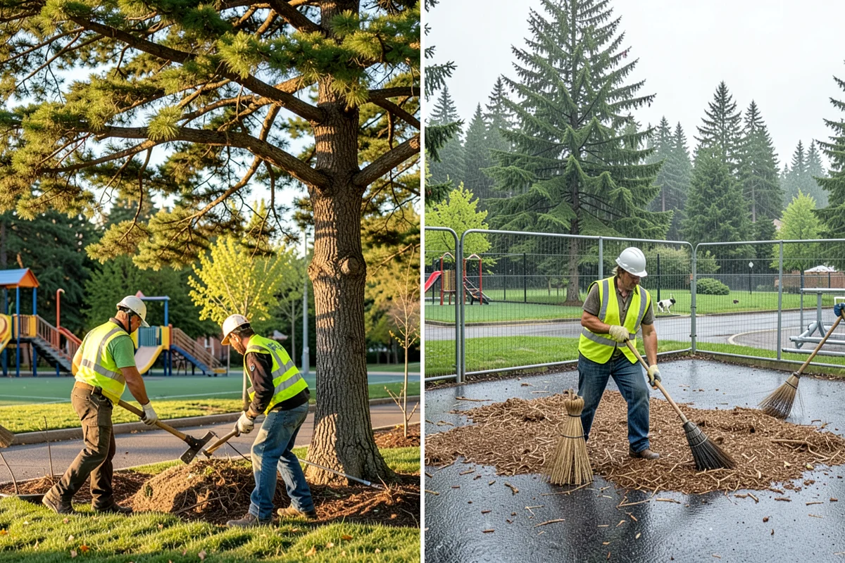 Gravel Road Grading in Federal Way, King County, WA - Assess the surface, crown, and drainage condition