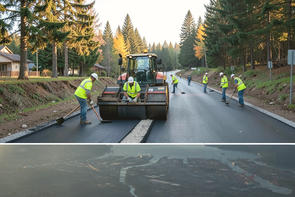 Gravel Road Grading in Fife, Pierce County, WA - Grading is most effective when the surface holds a little moisture, making late spring and fall ideal for compaction without dust.