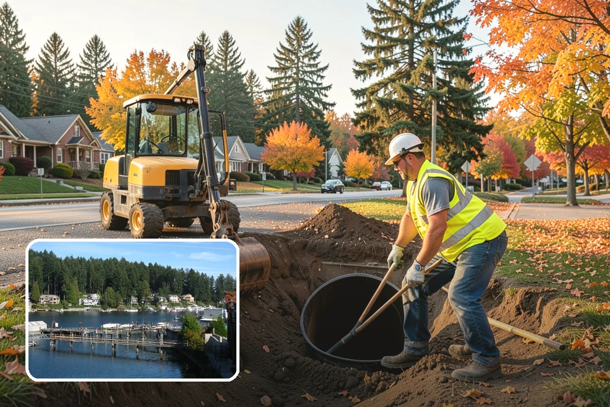 Gravel Road Grading in Gig Harbor, Pierce County, WA - Restores crown to shed water and reduce ruts