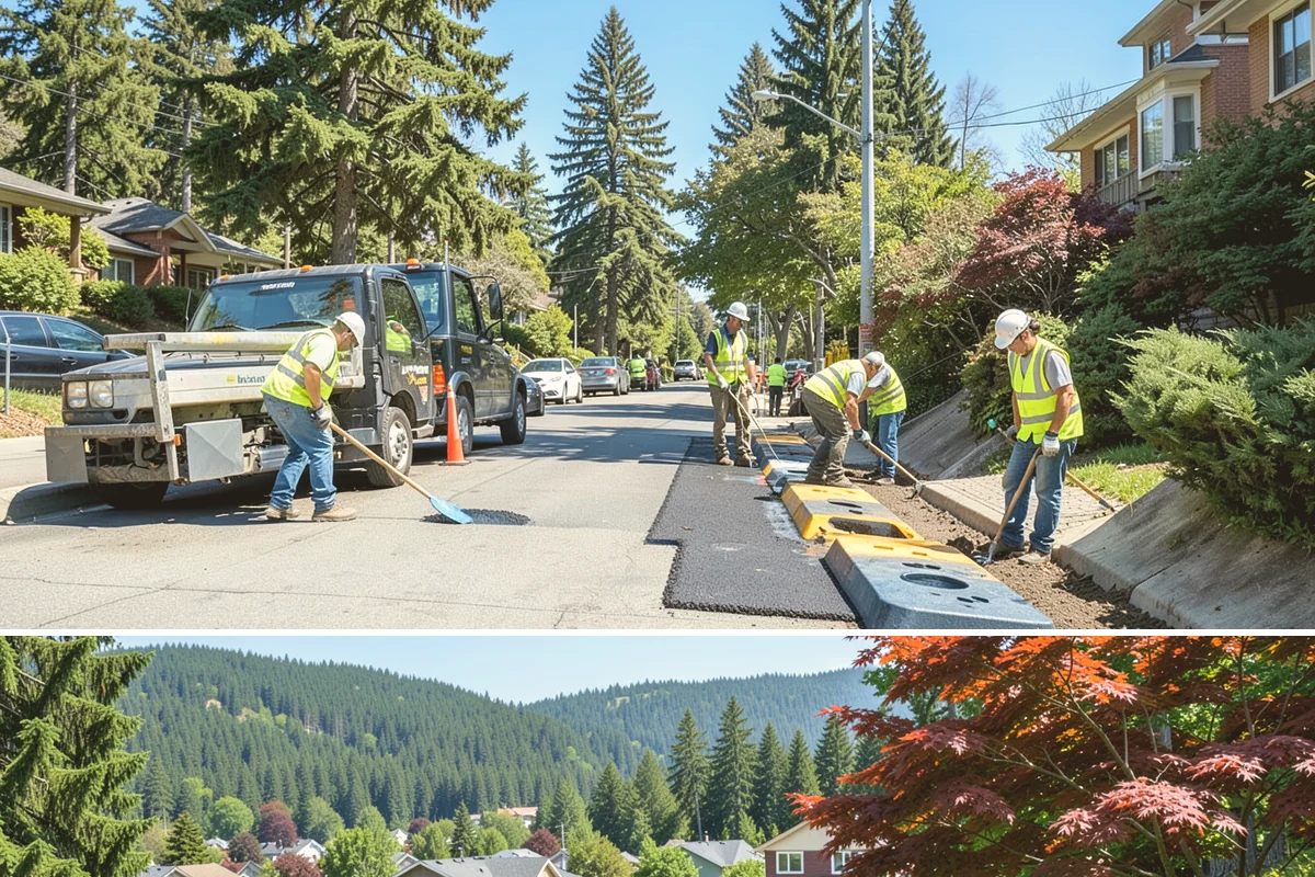 Gravel Road Grading in Index, Snohomish County, WA - Grading is most effective when the surface holds a little moisture, making late spring and fall ideal for compaction without dust.