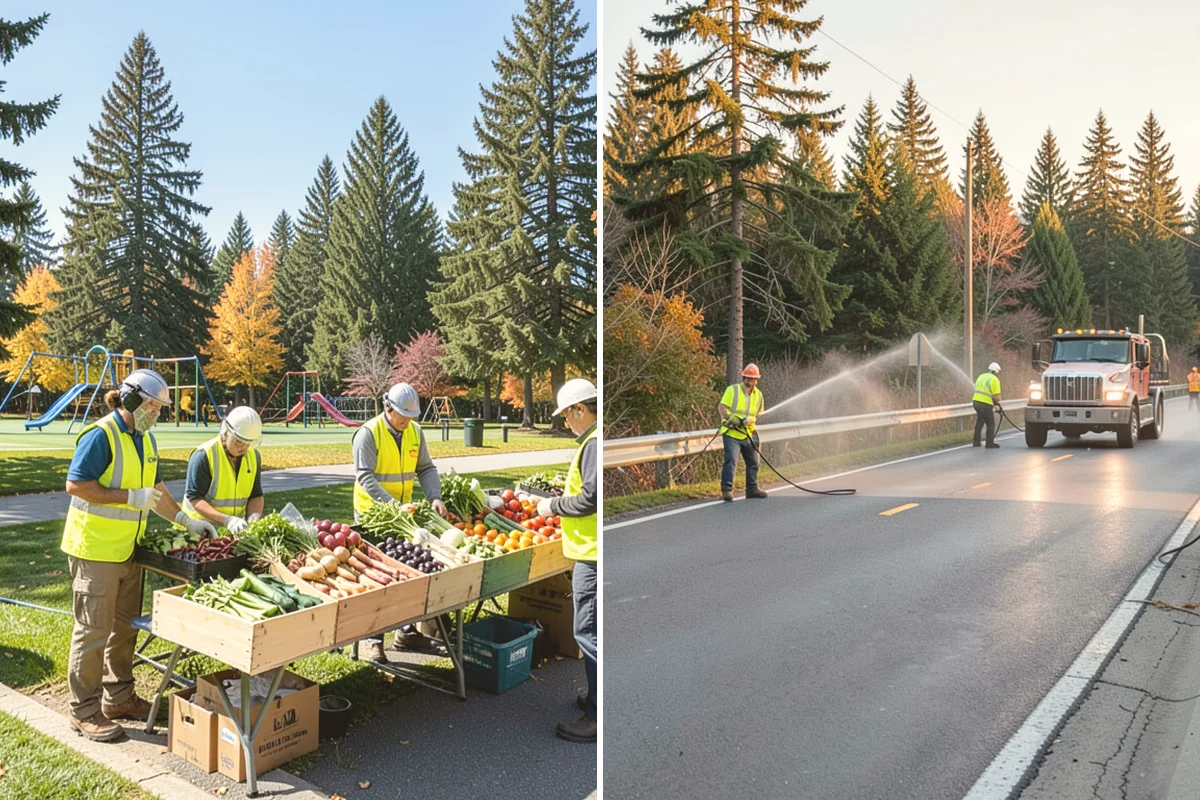 Gravel Road Grading in Kent, King County, WA - Assess the surface, crown, and drainage condition