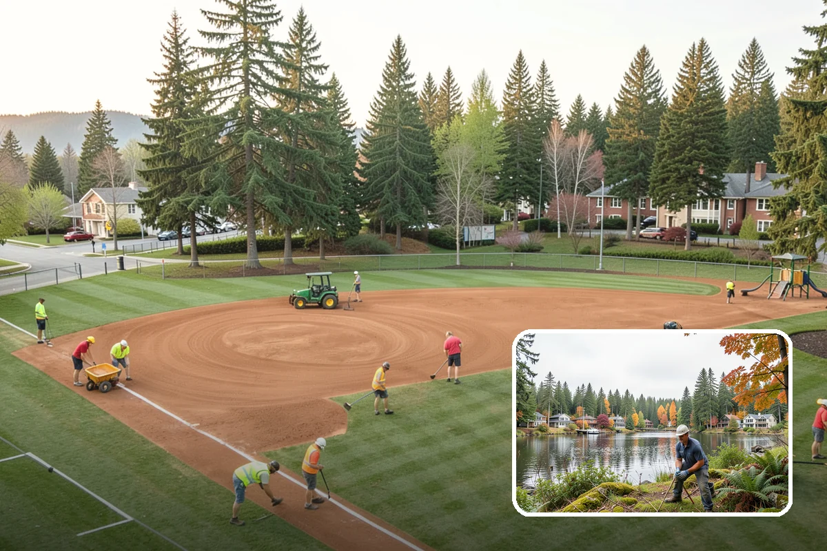 Gravel Road Grading in La Conner, Skagit County, WA - Restores crown to shed water and reduce ruts