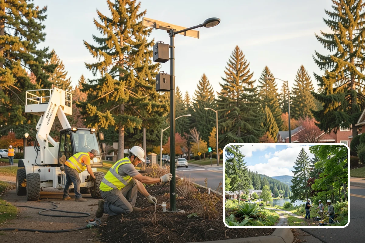 Gravel Road Grading in Lake Forest Park, King County, WA - Restores crown to shed water and reduce ruts