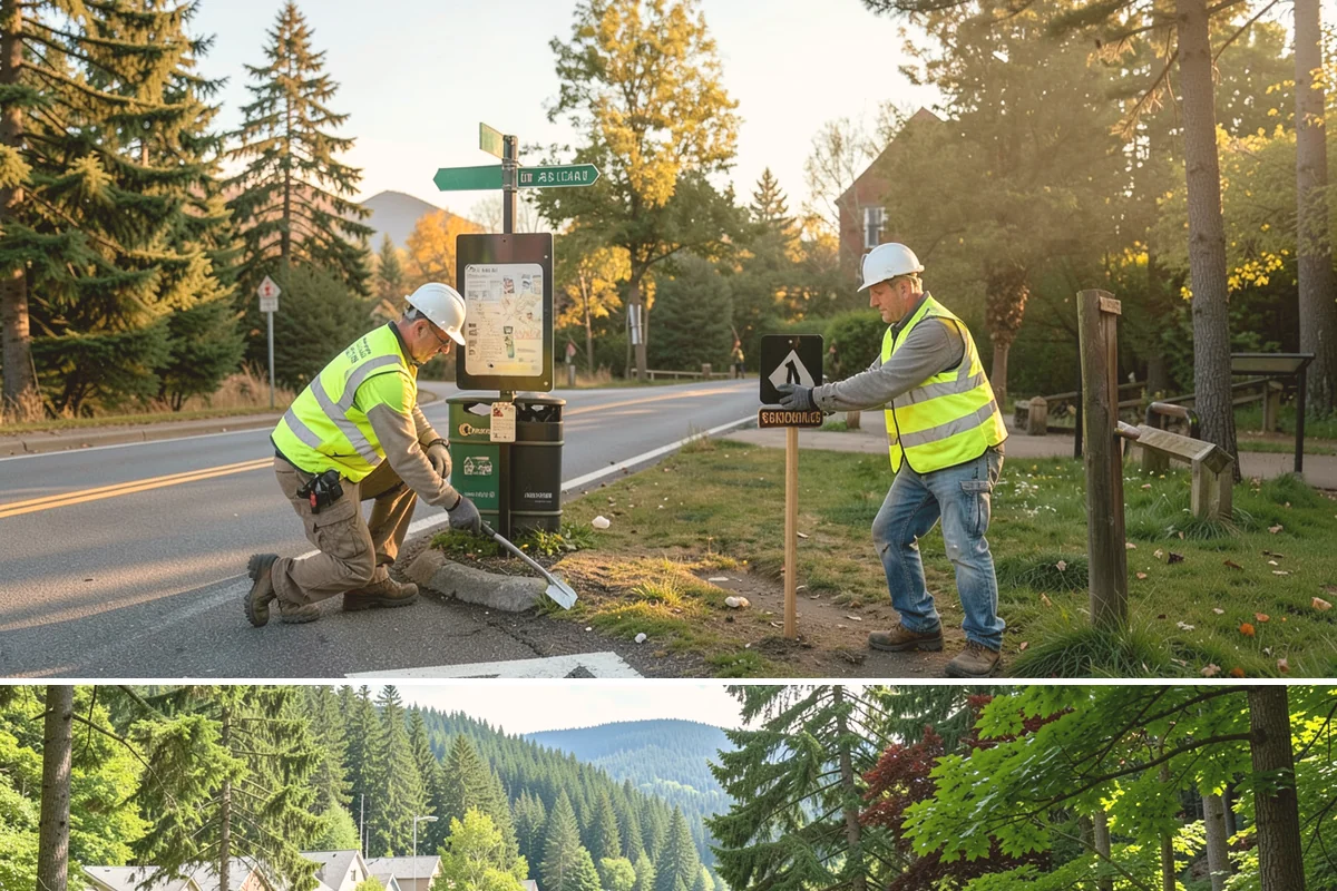 Gravel Road Grading in Lake Forest Park, King County, WA - Grading is most effective when the surface holds a little moisture, making late spring and fall ideal for compaction without dust.