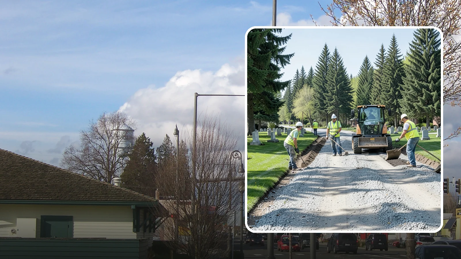 Gravel Road Grading in Marysville, Snohomish County, WA - Grading and reshaping of gravel roads, shoulders, and unpaved lots to restore surface and drainage.